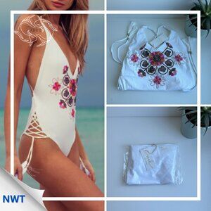 Soul of a Hippie (SOAH) - Sasha White Crochet One Piece
